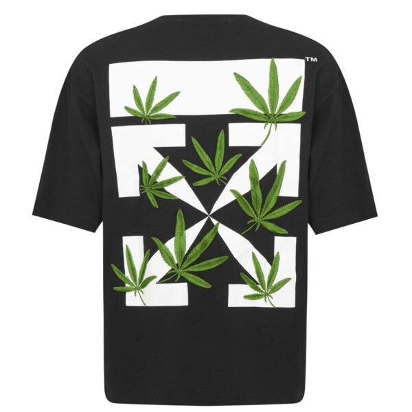 Stunnerz Vibe Men's Oversized Cannabis Arrow Graphic T-Shirt – Drop Shoulder, Half Sleeve