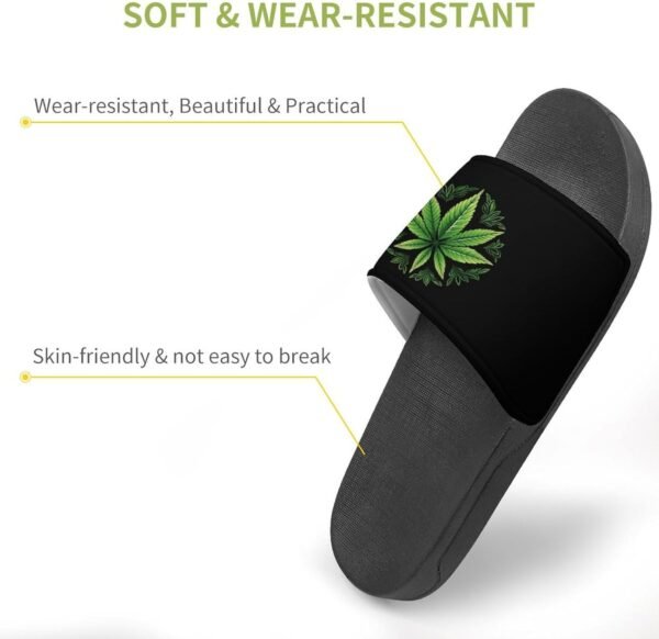 Stunner’z Vibe Cannabis Leaf Slides –  Weed Slipper for Ultimate Chill - Image 6