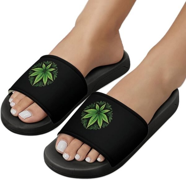 Stunner’z Vibe Cannabis Leaf Slides –  Weed Slipper for Ultimate Chill - Image 7