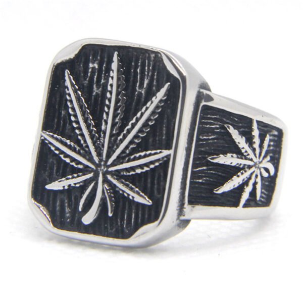 Stunnerz Vibe Weed Leaf Ring – Unisex Ring - Image 5